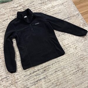 Columbia Midnight Black Fleece Pullover